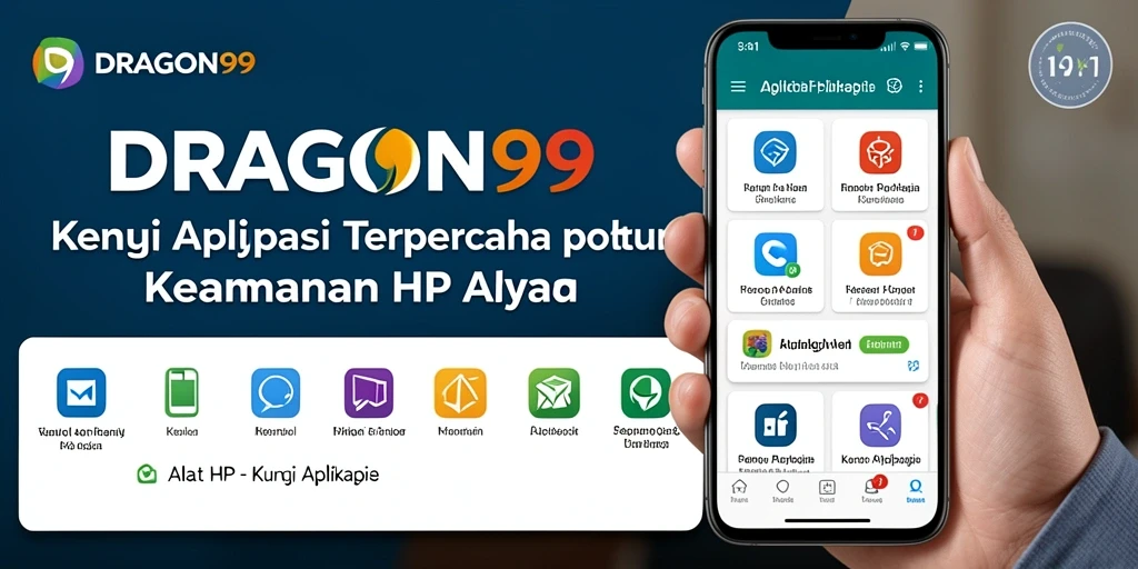 Tampilan antarmuka kunci aplikasi DRAGON99 yang sederhana dan efektif.