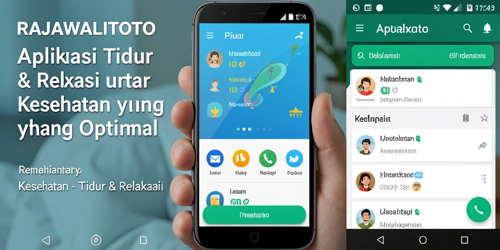 Tampilan antarmuka RAJAWALITOTO yang menenangkan untuk Tidur & Relaksasi.