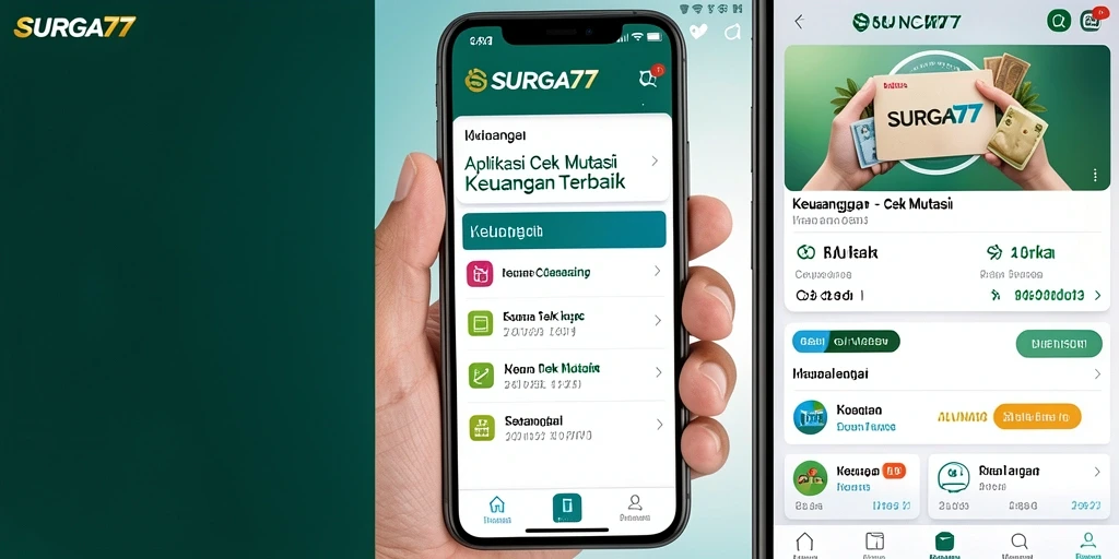 Antarmuka Cek Mutasi SURGA77 yang user-friendly.